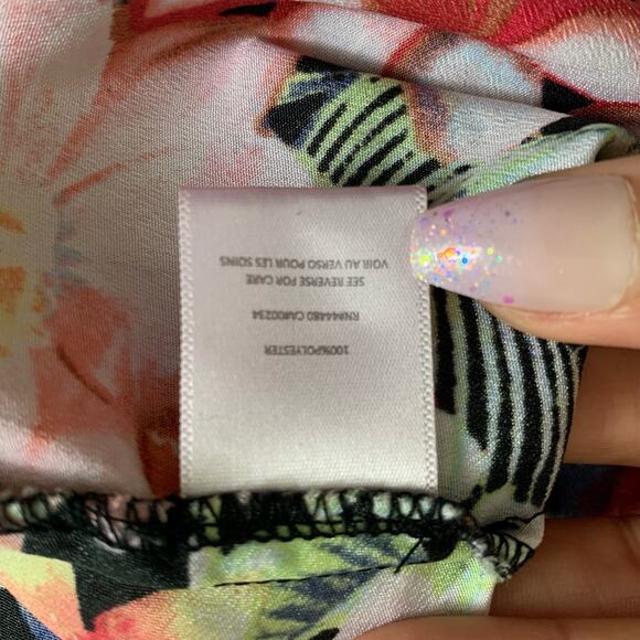 Multi Colored Flower Tank - Picture 4 of 5